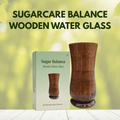 Sugar Balance Wooden Water Glass (100% Natural Jamun Wood)
