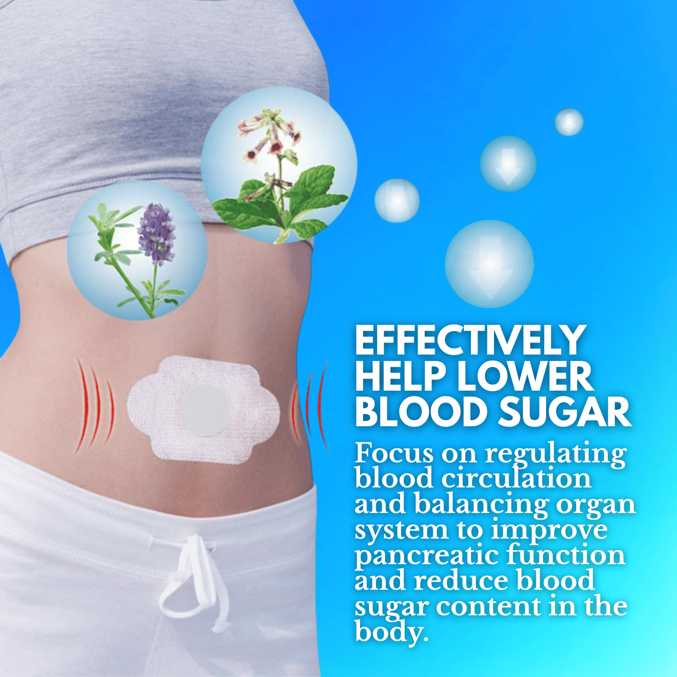 GlucoCare Sugar Control Foot Patches (100% Ayurvedic)