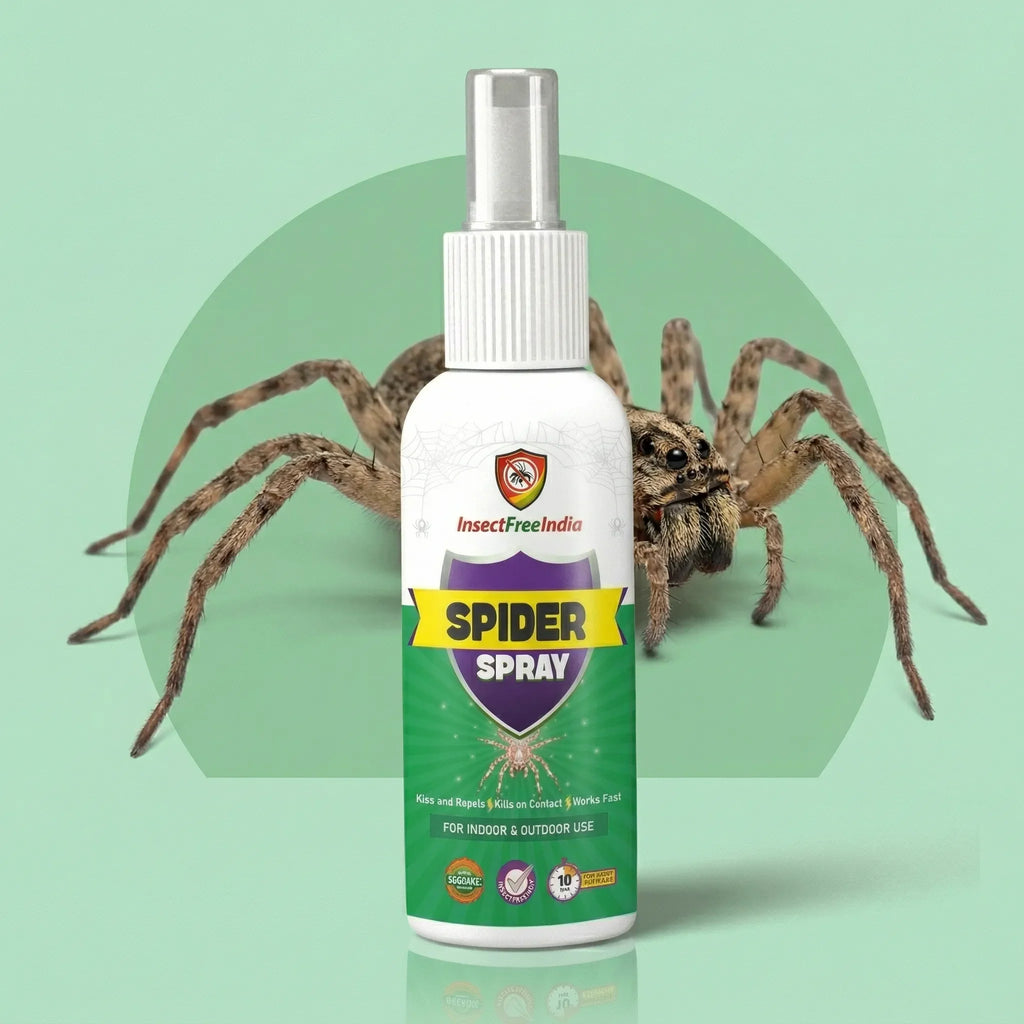 Spider Repellent Spray for Home & Office | Herbal Natural Formula | Indoor & Outdoor Use | Insect Free India