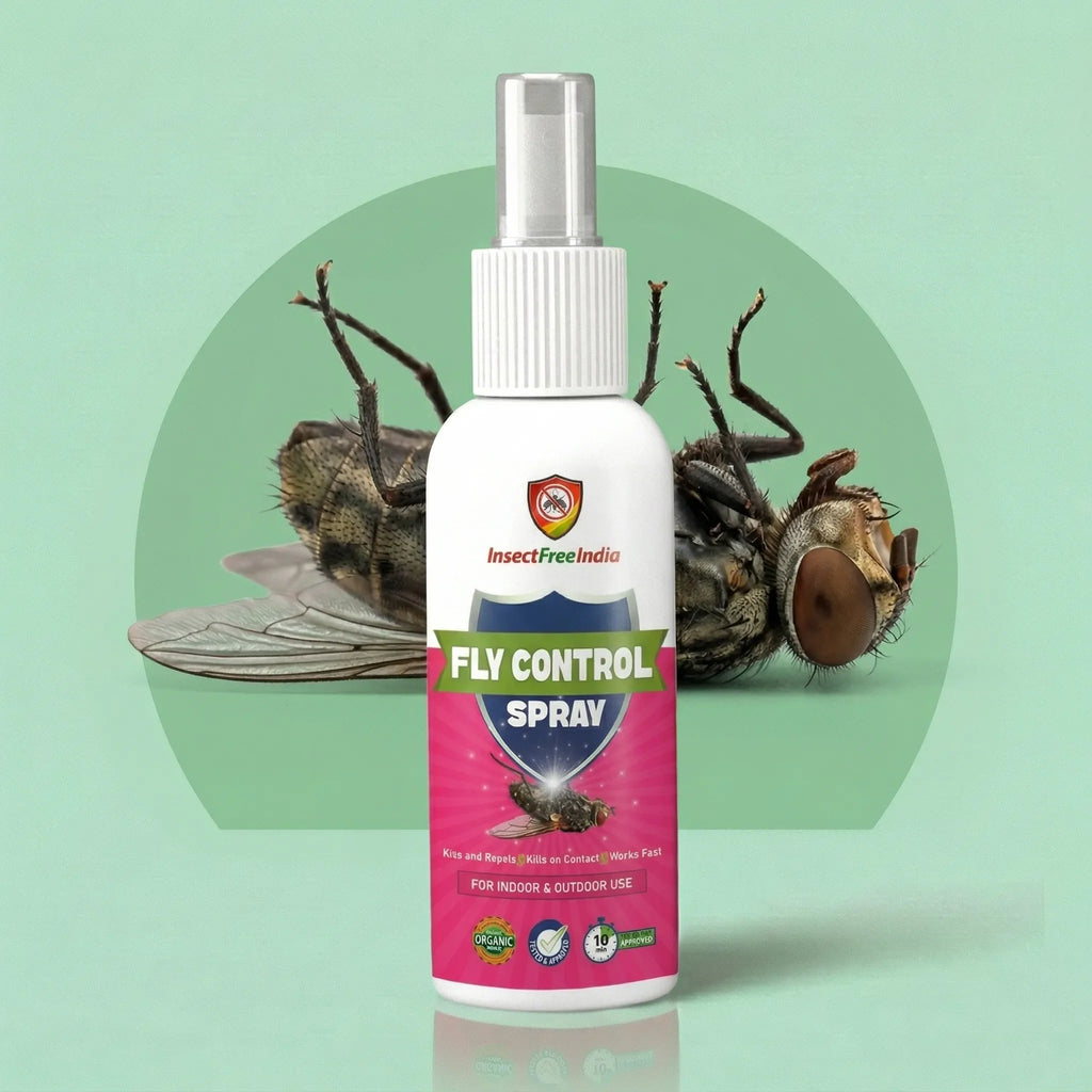 Fly Repellent Spray for Kitchen & Home | Herbal Fly Control Concentrate | Natural & Safe | Insect Free India