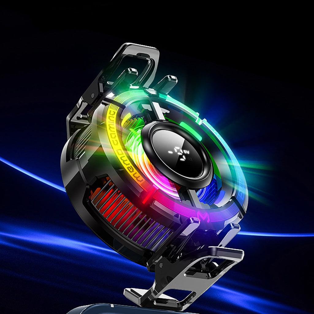 Memo CX15 IceStorm Central LED Display RGB AI Mode Cooling Fan