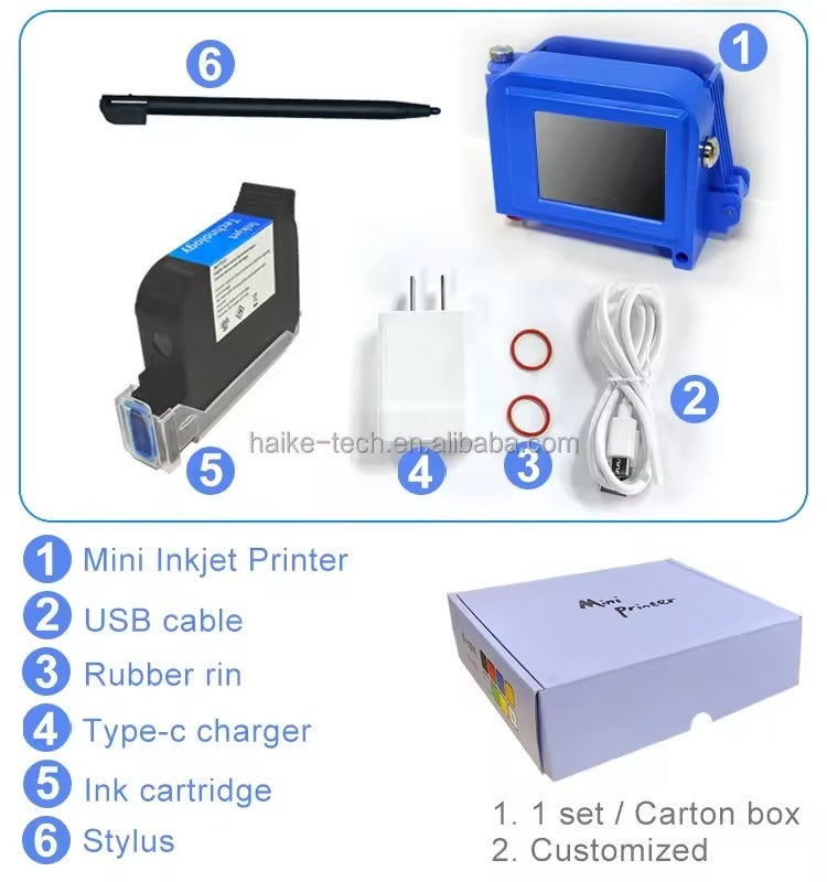 Mini Portable Inkjet Printer