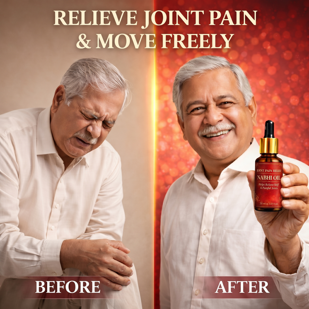 Joint Pain Relief Nabhi Oil (Knees, Back, Shoulder, Feet, Elbows)