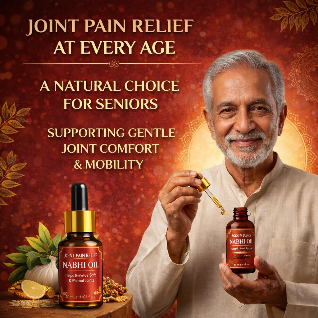 Joint Pain Relief Nabhi Oil (Knees, Back, Shoulder, Feet, Elbows)