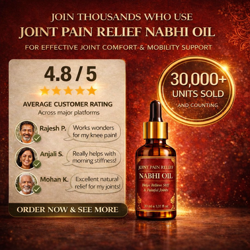 Joint Pain Relief Nabhi Oil (Knees, Back, Shoulder, Feet, Elbows)
