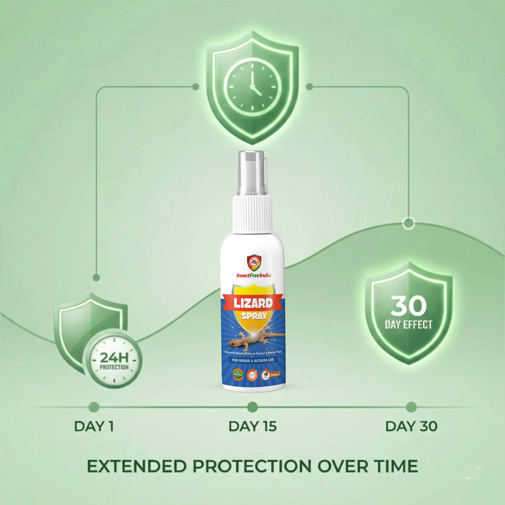 Lizard Repellent Spray for Home & Kitchen | Herbal & Natural Formula | Safe for Family | Insect Free India
