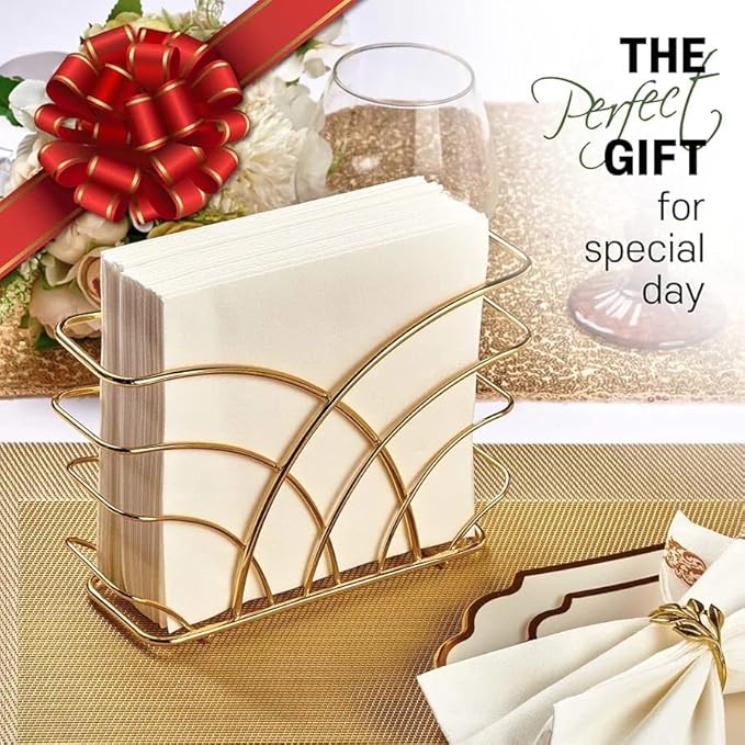 Luxury stylish Napkin Holder for Dining Table and Kitchen - Tissue Paper Stand for Home Décor, Restaurant